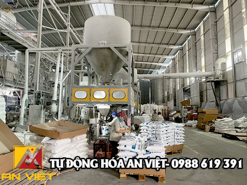 Lắp đặt cân đóng bao hạt nhựa tại Yên Bái
